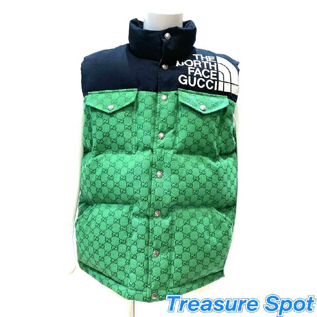 グッチ GUCCI 北の方人間の顔 NORTHFACE グッチザノースフェイス 二人三脚 落ち込む より良い 緑であること×黒いこと 貨物輸送無料【トレジャースポット】【中古】