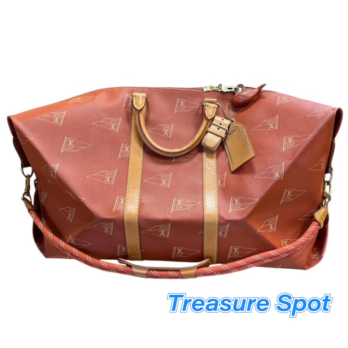 ルイヴィトンカップ ジェネカー ボストンバッグ 2WAY ショルダーバッグ LOUIS VUITTON - 訳あり ルイ・ヴィトン 2wayボストンバッグ