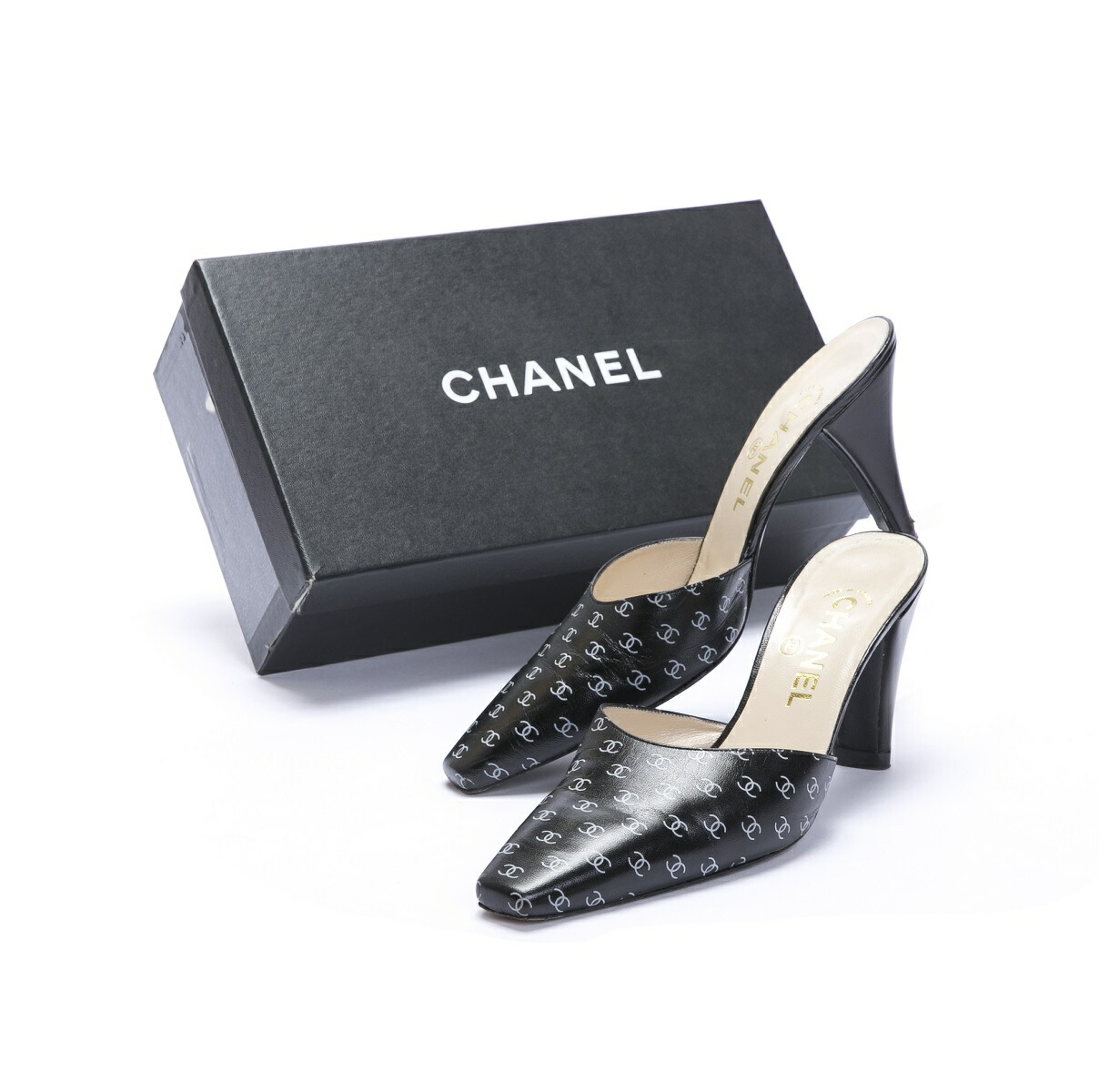 CHANEL - 【CHANEL】ミュール（22〜23センチ）【即配送】の+stbp.com.br