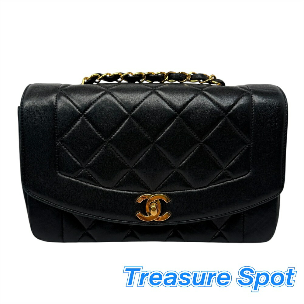 CHANEL マトラッセ ショルダーバッグ CHANEL シャネルマトラッセブラックチェーンショルダーバッグ