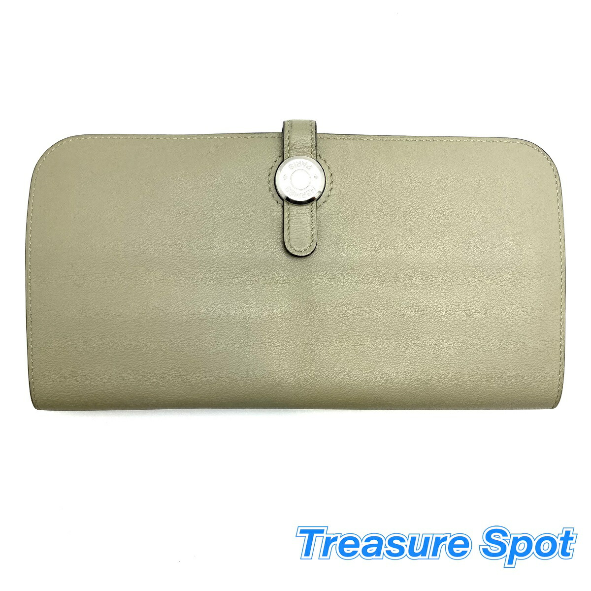 SALE!!!!■中古■　エルメス ドゴン ロング 財布 長財布 ウォレット トリヨン レザー SV ブラック A刻 【286780】5 HERMES - SALE!!!!□中古□ エルメス ドゴン ロング 財布 長財布