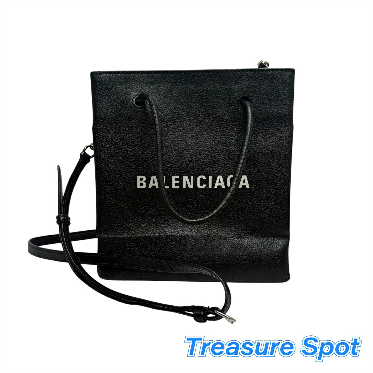 BALENCIAGA 黒キャンバストートバッグ BALENCIAGA バレンシアガ Everyday East-West トートバッグ