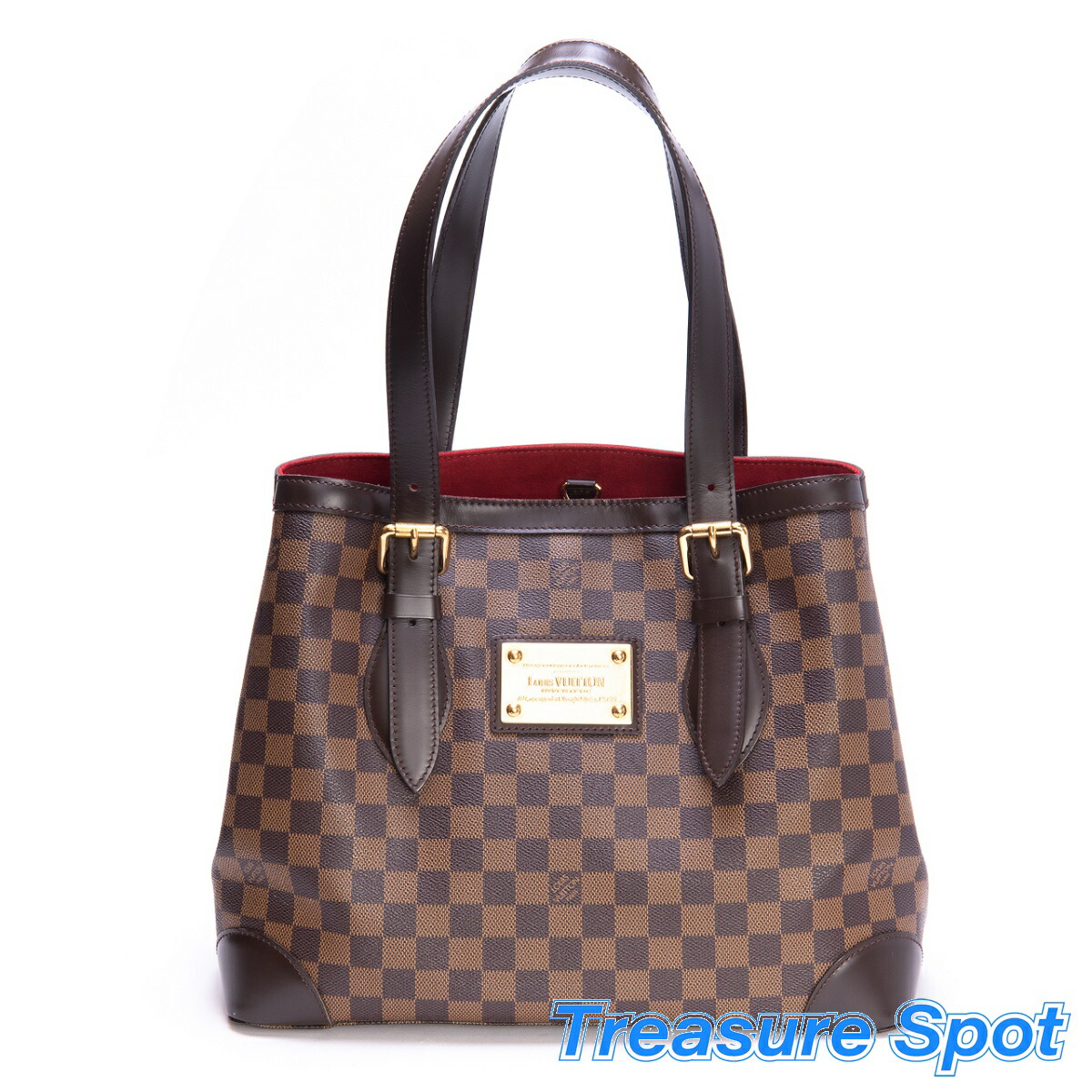 ルイヴィトン　LOUIS VUITTON　ハムプステッドMM　ダミエ　トートバッグ　送料無料　【トレジャースポット】【中古】｜Treasure　Spot