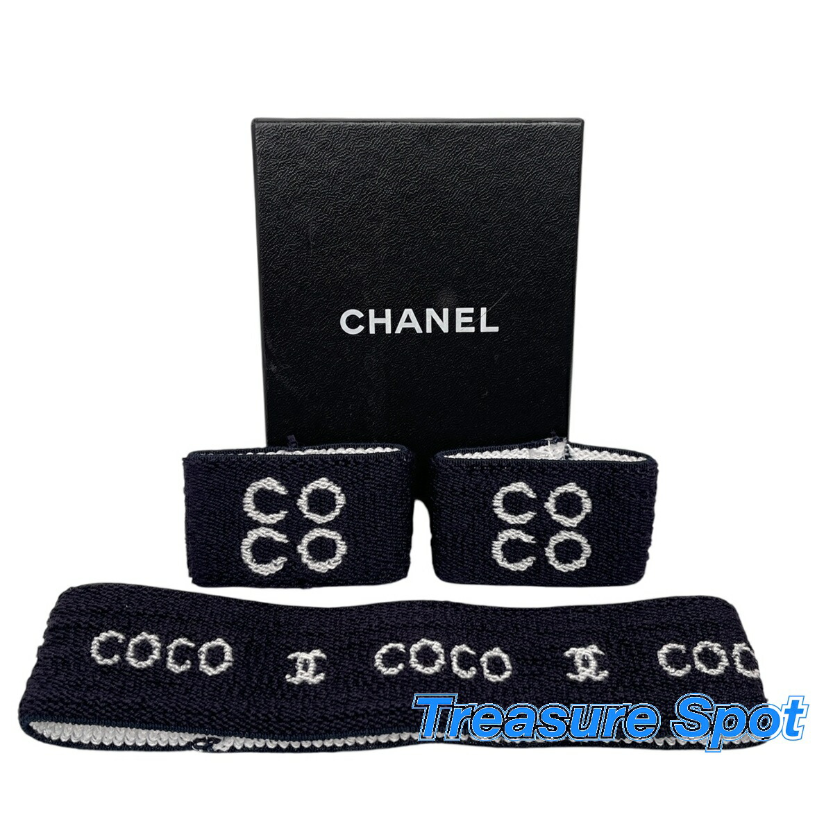 楽天市場】【未使用品】CHANEL シャネル ココマーク ヘアバンド
