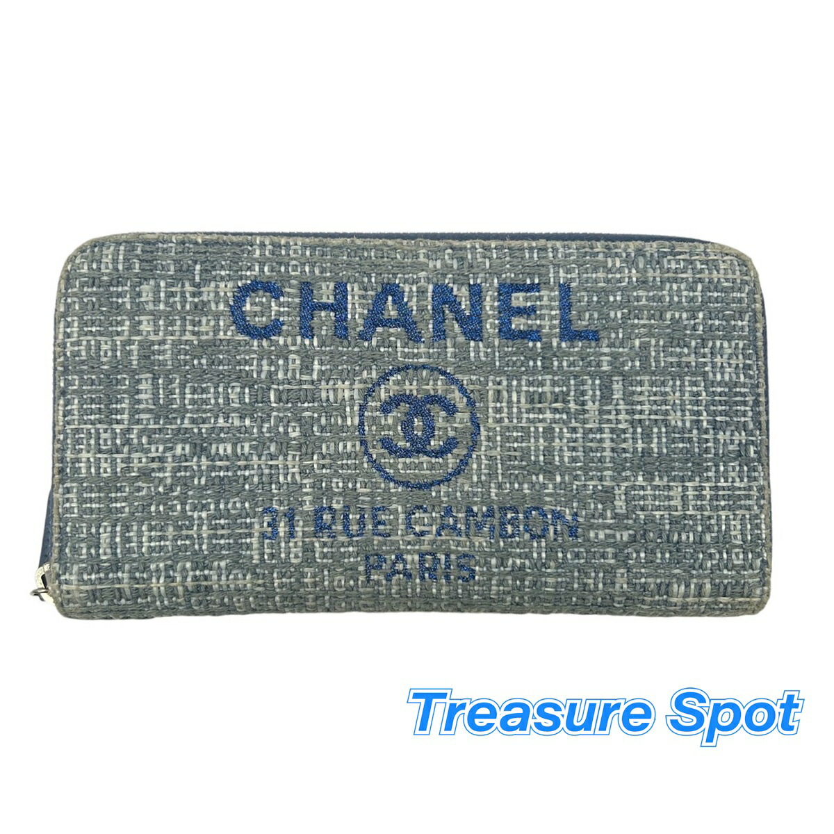 楽天市場】【財布】CHANEL シャネル ドーヴィルライン ラウンド