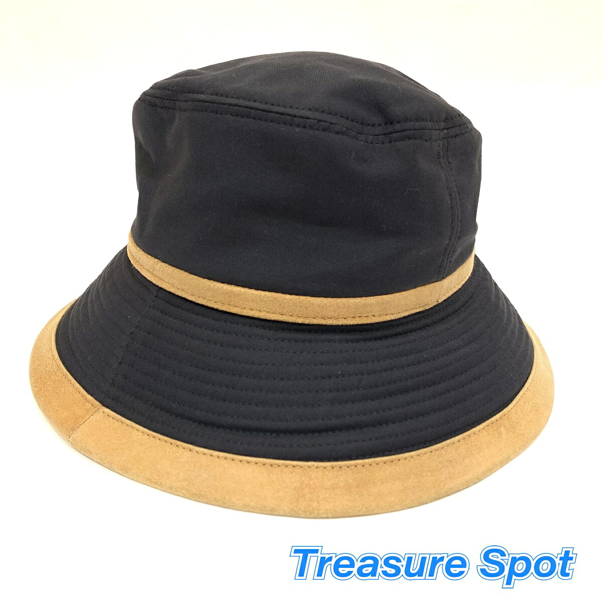 エルメス HERMES 帽子ハット レディース #57 ブラック 【トレジャースポット】 【中古】|Treasure Spot