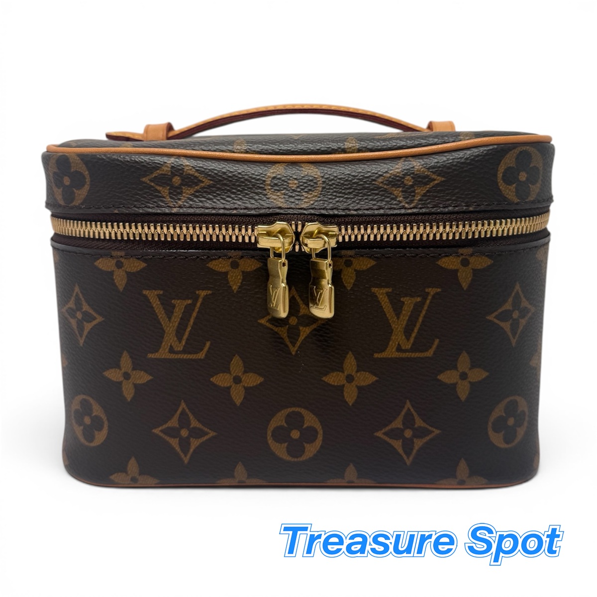 ルイヴィトン LV ニース ミニ モノグラム M44495 ヴァニティ 貨物輸送無料 【トレジャースポット】【中古】