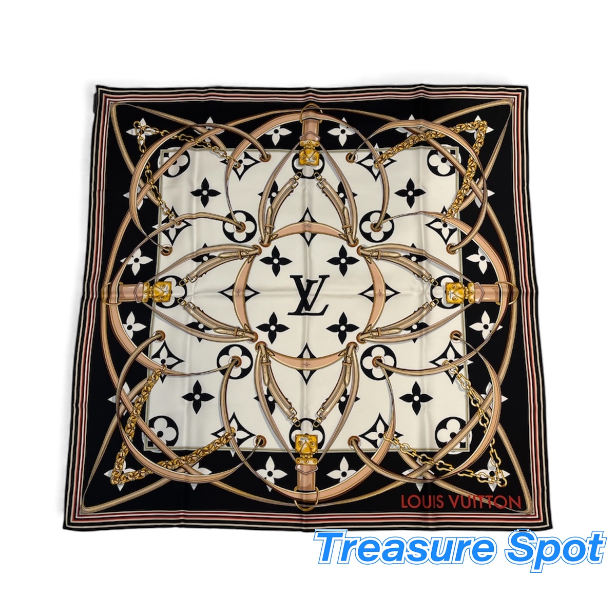 ルイヴィトン LOUIS VUITTON カレ 90 アルティメット レディース えり巻き 【中古】【トレジャースポット】貨物輸送無料