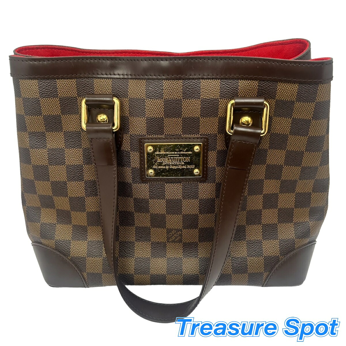 ルイヴィトン LOUIS VUITTON LV ハンドバック ハムスプデッドPM ダミエ 貨物輸送無料 【トレジャースポット】 中古 バッグ・小物・ブランド雑貨-ハンドバッグ-バッグ