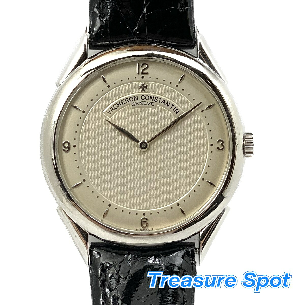 ヴァシュロン・コンスタンタン　VACHERON　CONSTANTIN　ヒストリカル　Pt950　プラチナ　手巻き　メンズ　腕時計　送料無料　【トレジャースポット】【中古】｜Treasure　Spot