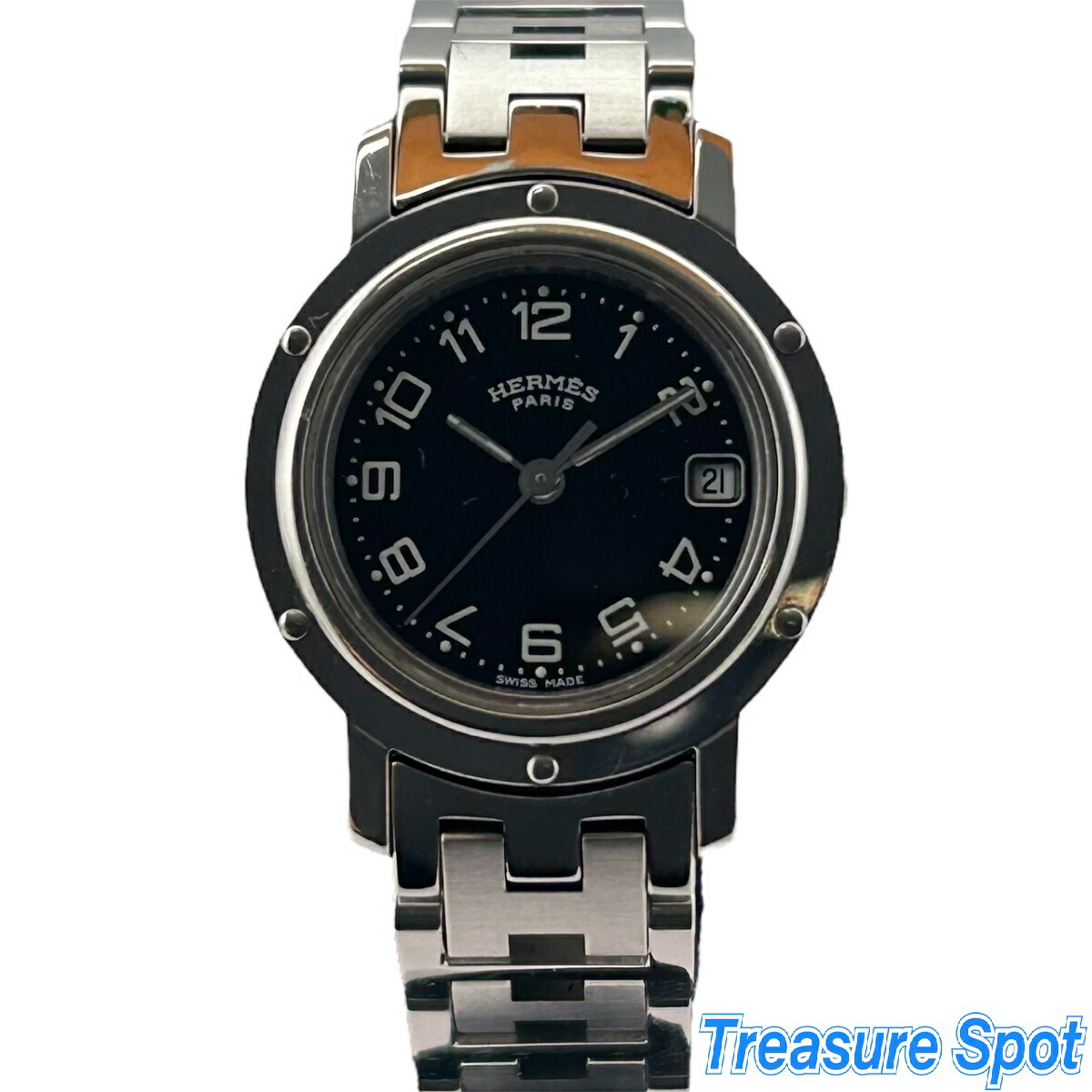 楽天市場】エルメス HERMES クリッパー CL4.210 Qz SS レディース