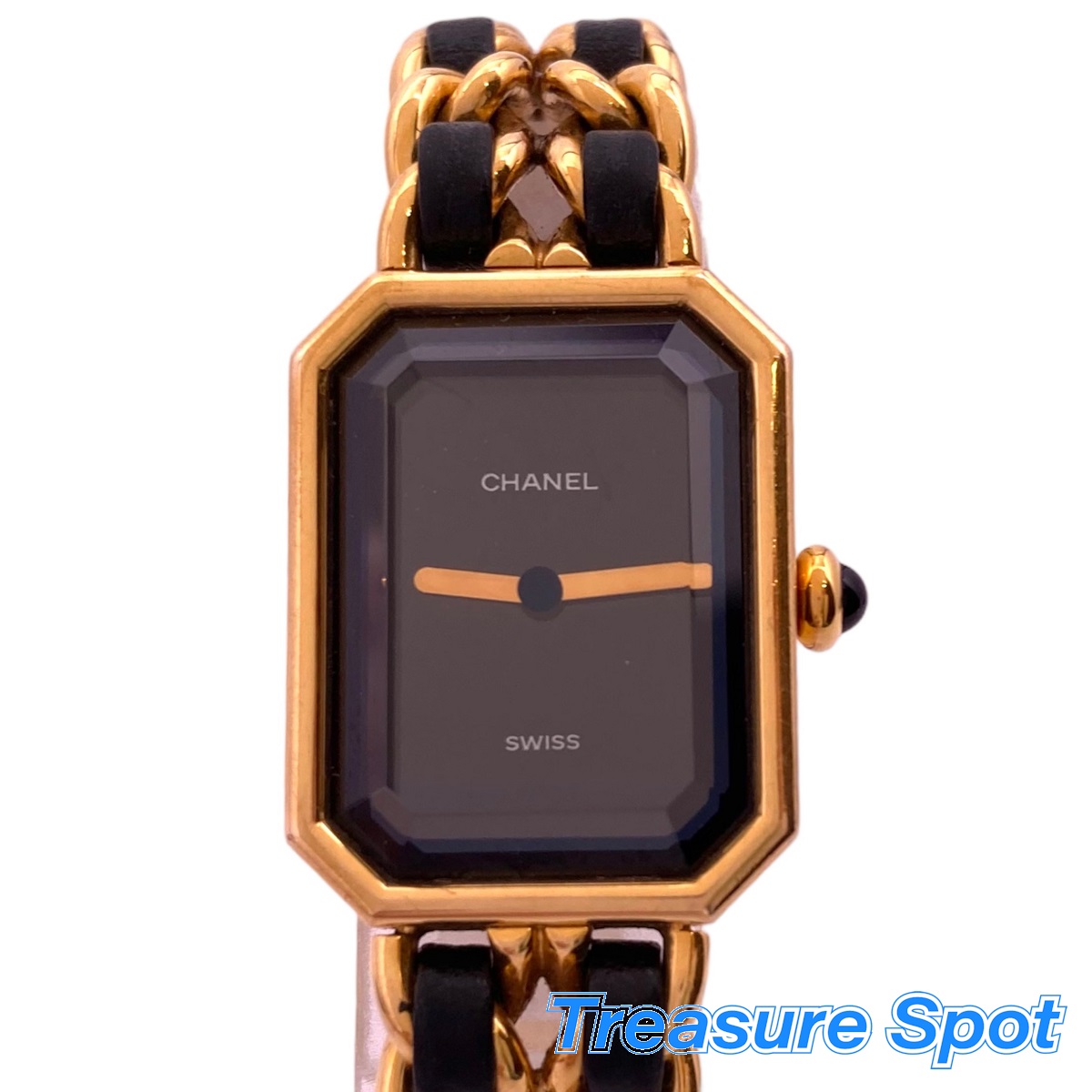 楽天市場】【中古】CHANEL シャネル プルミエール M クォーツ レザー