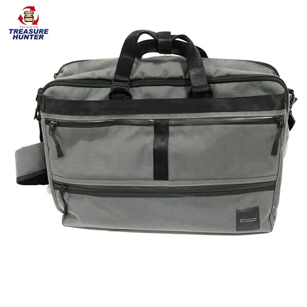 中古 マッキントッシュフィロソフィー バッグ 3way ビジネスバッグ ショルダーバッグ リュックサック ブリーフケース グレー 黒 ブラック メンズ カバン 鞄 Mackintosh Philosophy 0917 Butlerchimneys Com