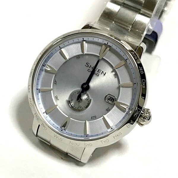 数量は多 レディース腕時計 中古 カシオ シーン 1112 Sheen Casio ソーラー 電波 国内モデル シルバー ブルー Shw 1800d 2ajf ブランド 腕時計 レディース ボヤージュ Series Voyage Www Alidineinn Com Au