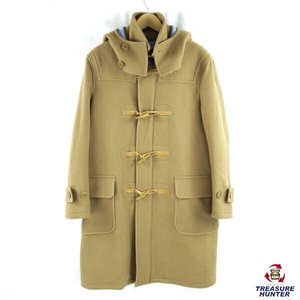 高い素材 コート ジャケット 中古 Mr Gentleman 1113 アウター イエロー系 キャメル Mg13a Co10 Sizem メンズ フード付きダッフルコート Romandogcollars Com