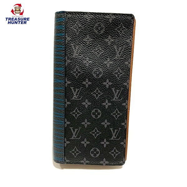 気質アップ 中古 ルイヴィトン モノグラム エクリプス エピ パッチワーク ポルトフォイユ ブラザ M メンズ 二つ折り 長財布 Lv Louis Vuitton Treasure Hunter店 初回限定 Costeira Adv Br