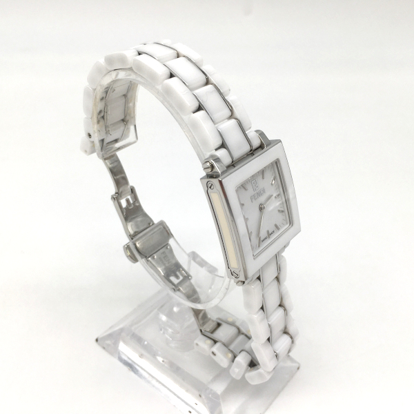 FENDI フェンディ 腕時計 ユニセックス セラミック 白 ホワイト-