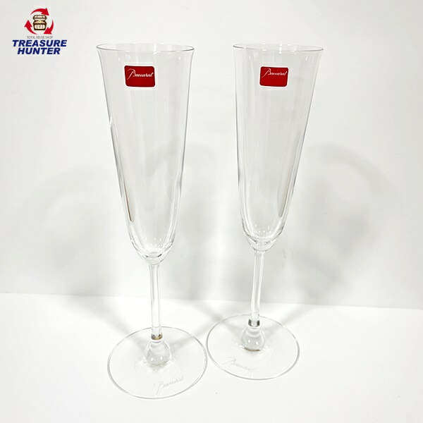 正規品 中古 バカラ フィラオ ペア シャンパングラス 2客セット クリスタルガラス Baccarat 011122  whitesforracialequity.org