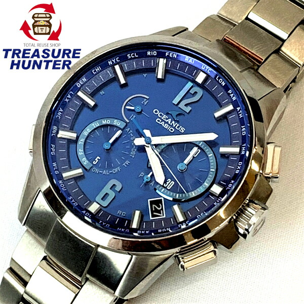 楽天市場】【緑屋質屋】カシオ OCEANUS(オシアナス) OCW-T100TD-1AJF