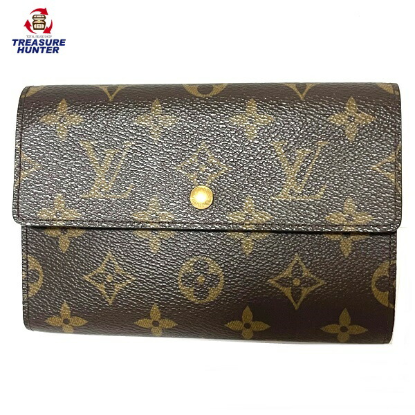 LOUIS VUITTONルイ・ヴィトン ポルトトレゾールエテュイパピエ三折財布 LOUIS VUITTON ルイヴィトン 三つ折り財布 ポルト トレゾール