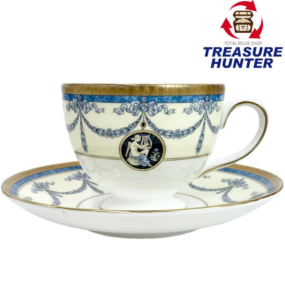 WEDGWOOD マデリン ロバート・エドワード・リー 優勝杯\u0026平円盤 金彩 廃盤品 ウエッジウッド 【106053644003】