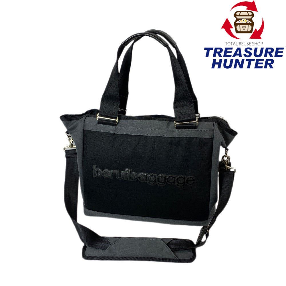 berufbaggaga ベルーフバゲージ 2wayバッグ ショルダーバッグ グレー&times;ブラック バッグ 【101056163008】｜Treasure　Hunter店