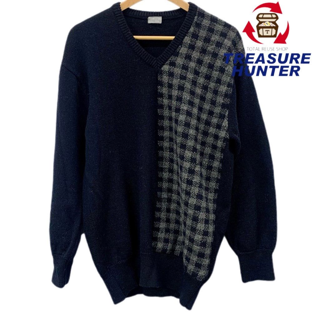 COMME des GARCONS CDG シーディージー　ニットカーディガン 美品/AD2024/定価2.6万】シーディージーコムデギャルソン CDG
