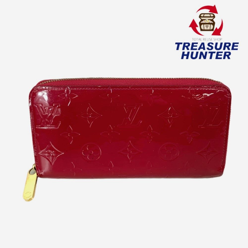 【希少美品】ルイヴィトン　ヴェルニ　アマラント　ジッピーウォレット 長財布　財布 LOUIS VUITTON ルイヴィトン ヴェルニ アマラント ジッピー