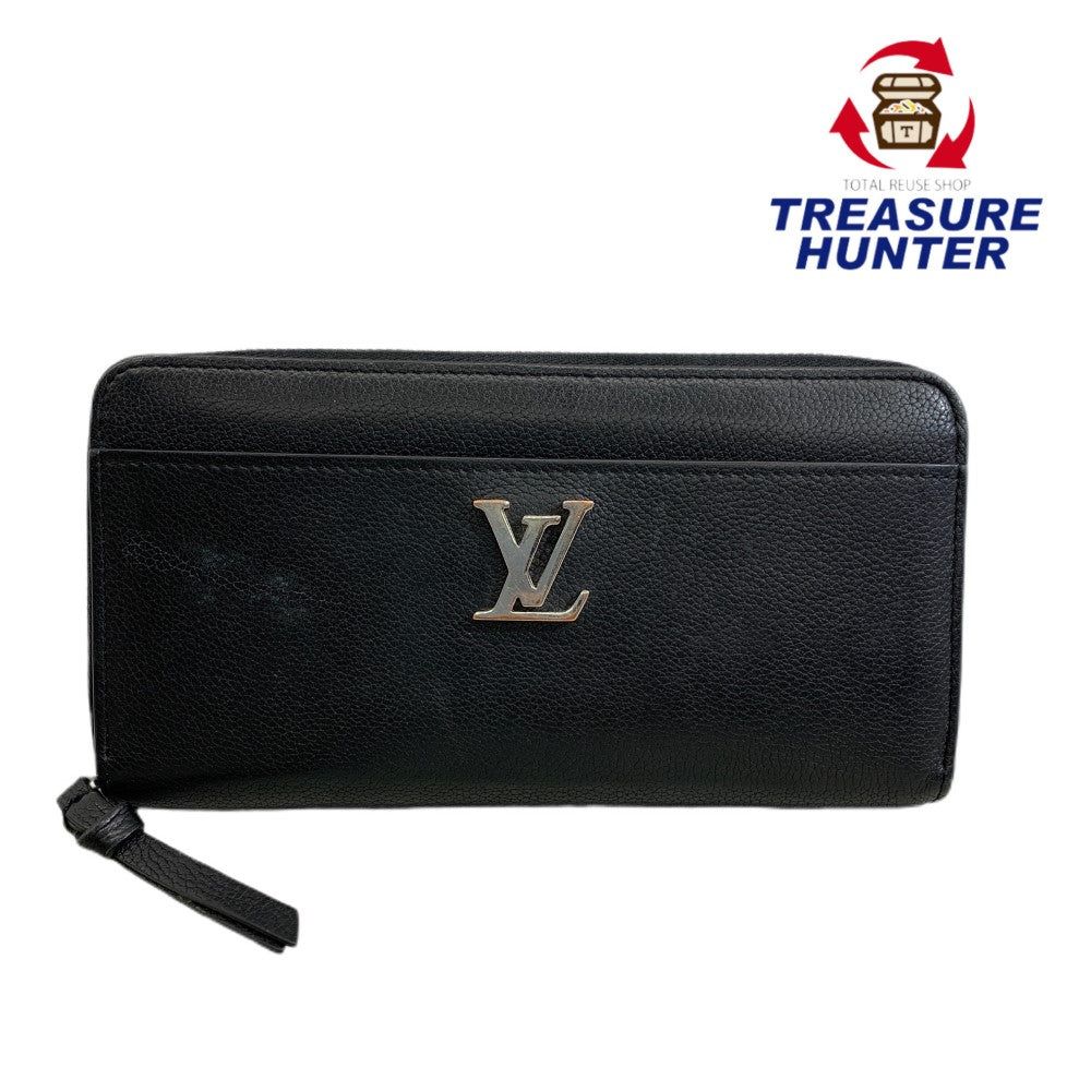LOUIS VUITTON ルイヴィトン 長財布 ジッピー・ロックミー M62622 カーフレザー ブラック ウォレット 【102058573005】|Treasure Hunter店