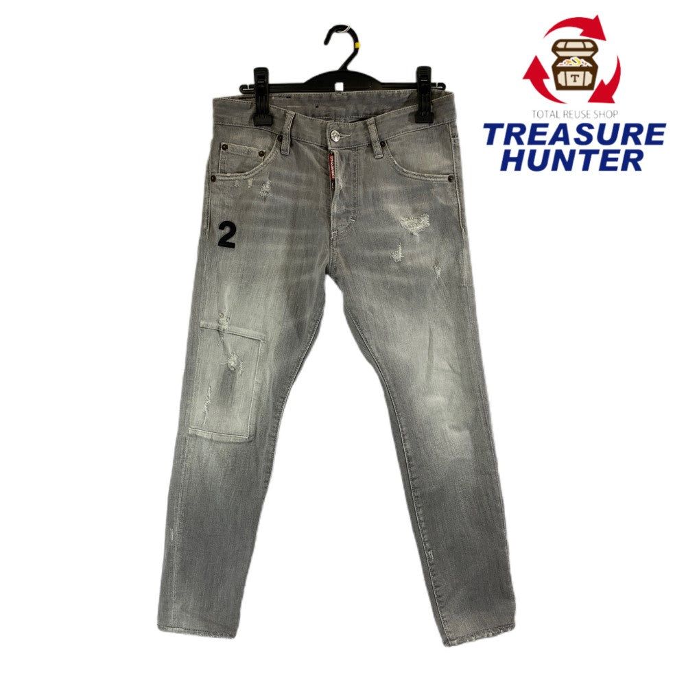 DSQUARED2 ディースクエアード2 スキニーパンツ S74LB0694 S30260 サイズ44 M相当 グレー メンズ ボトムス 【100059231008】|Treasure Hunter店