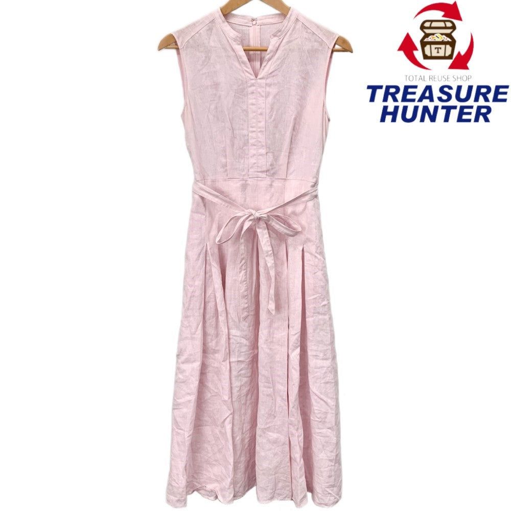 ANAYI ボタニカルリネンソフトタック ワンピース サイズ38 ピンク 2022SS アナイ 【100049486007】|Treasure Hunter店