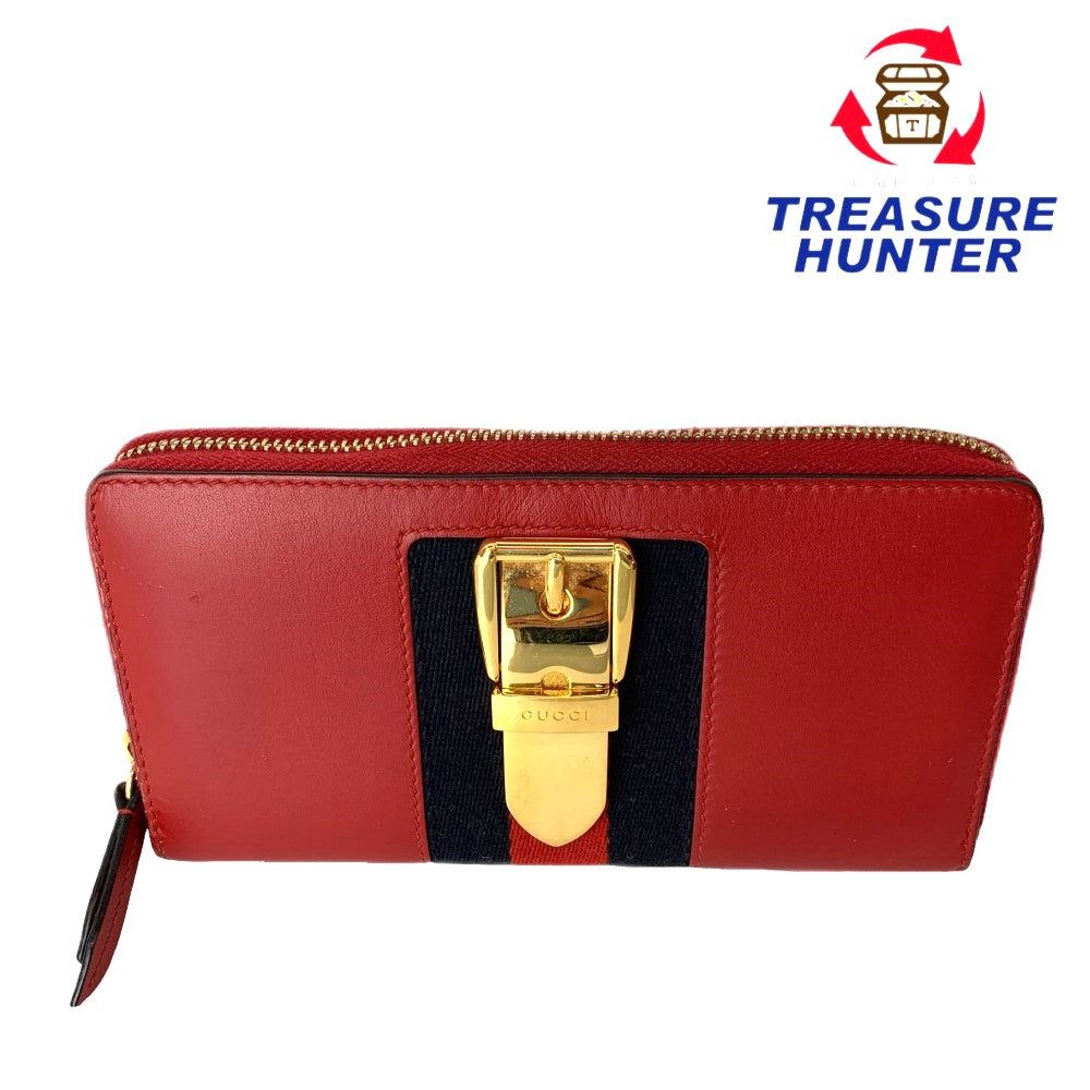 ブ*e様 GUCCI グッチ シルヴィ コンチネンタル ブラック レッド 長財布 GUCCI グッチ ラウンド長財布 476083 シルヴィジップアラウンド
