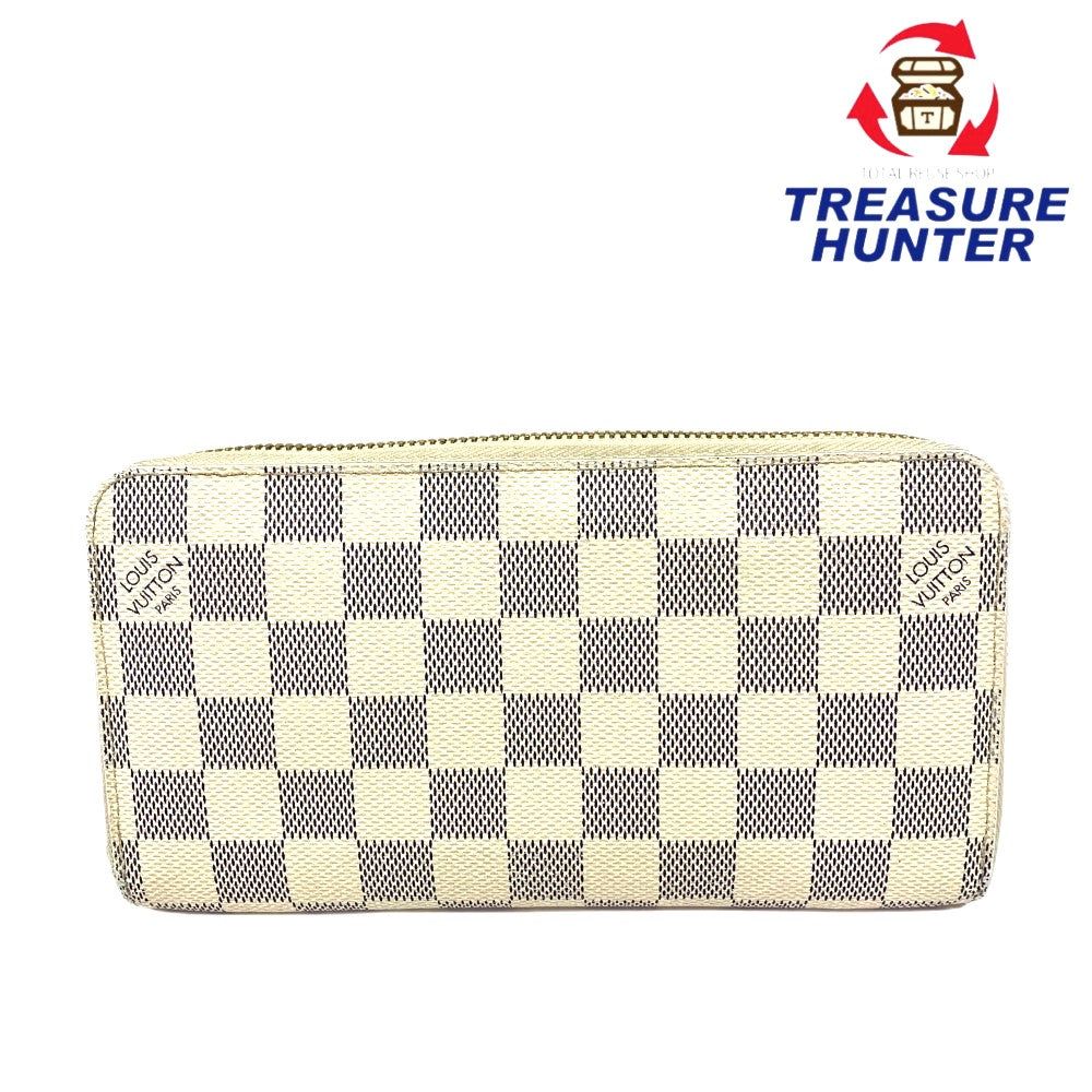 ルイ・ヴィトン 長財布 チェック柄 ダミエ アズール ルイ・ヴィトン 長