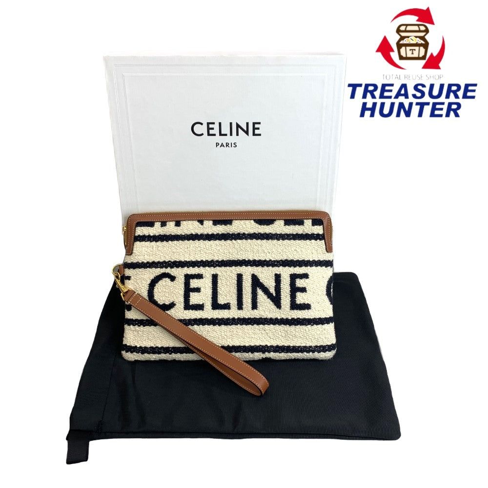 楽天市場】CELINE セリーヌ ポーチ LONG POUCH WITH STRAP