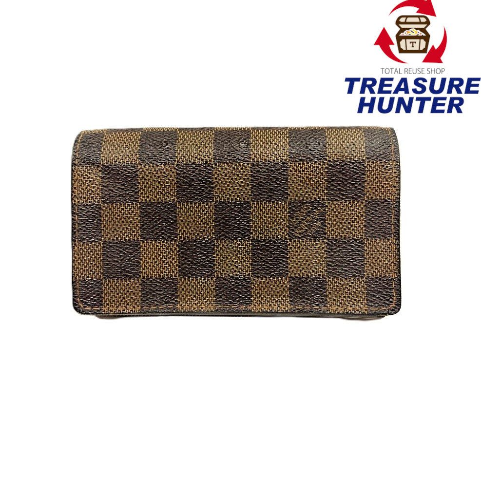 LOUIS VUITTON(ルイ・ヴィトン) ダミエ ポルトフォイユ トレゾール N61736 ブラウン メンズ レディース ウォレット 【102061523003】|Treasure Hunter店