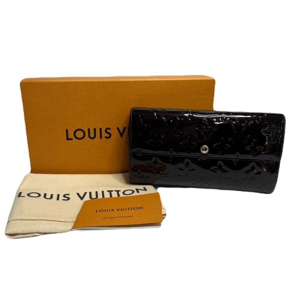 お値引き中　Louis Vuitton ヴェルニ　ゴールド 長財布 お値引き中 Louis Vuitton ヴェルニ ゴールド 長財布 LOUIS
