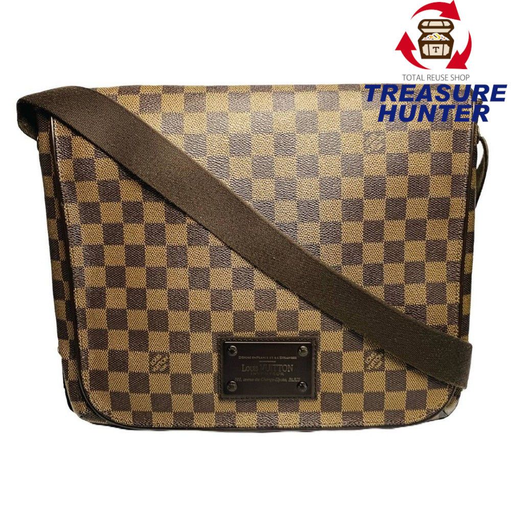ルイ ヴィトン ダミエ ブルックリンMM ショルダーバッグ 飛脚屋御徒面子 N51211 LOUIS VUITTON 【240005006709】