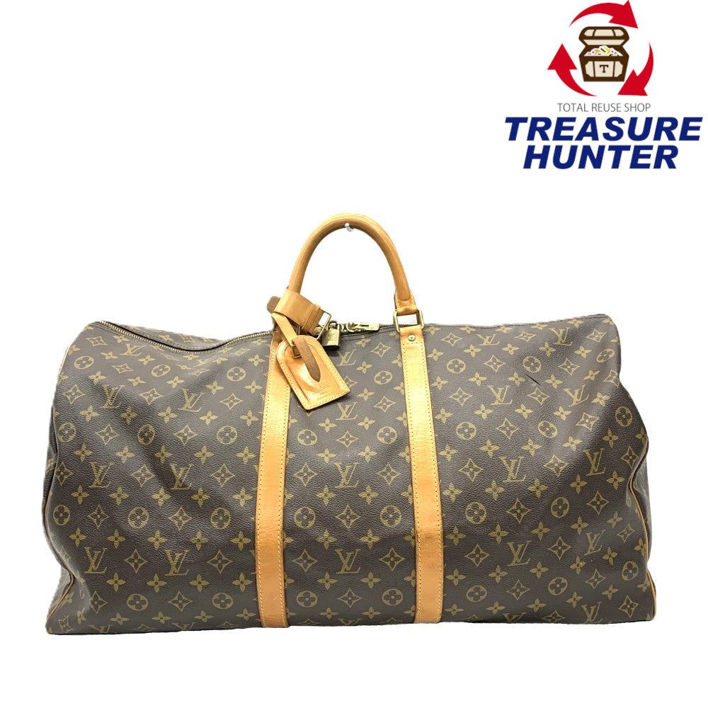 LOUIS VUITTON (ルイ・ヴィトン) モノグラム キーポル・バンドリエール60 旧型 M41412 モノグラム帆布 赤銅色 御徒面子 【102057878001】
