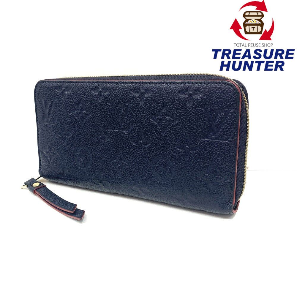 LOUIS VUITTON(ルイ・ヴィトン) アンプラント ジッピーウォレット M62121 マリーヌルージュ ネイビー系 モノグラム・アンプラント 【102061522001】｜Treasure　Hunter店