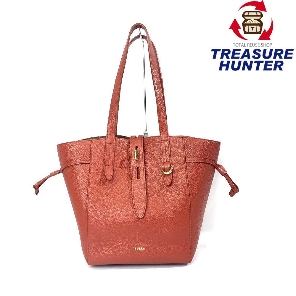 FURLA(フルラ)トートバッグ レッドレザー レディース バッグ 【101063385003】｜Treasure　Hunter店