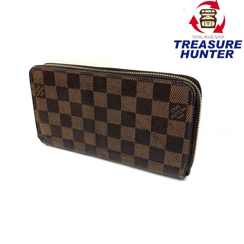 LOUIS VUITTON(ルイ・ヴィトン)　ダミエ　ジッピーウォレット　N60015 ダミエレザー エベヌ　メンズ 長財布 【102062041005】｜Treasure　Hunter店