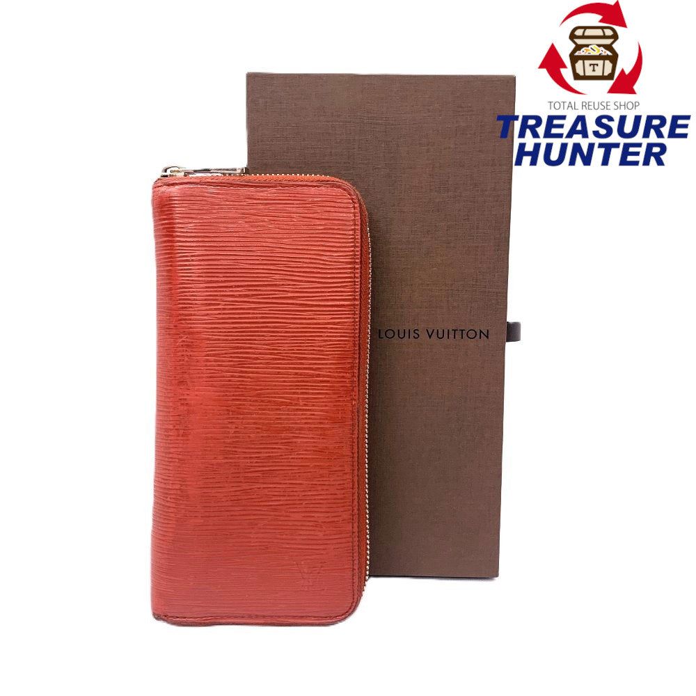 LOUIS VUITTON(ルイ・ヴィトン)　エピ　ジッピーウォレット・ヴェルティカル　M61369 ルージュ　長財布 【102061276003】｜Treasure　Hunter店