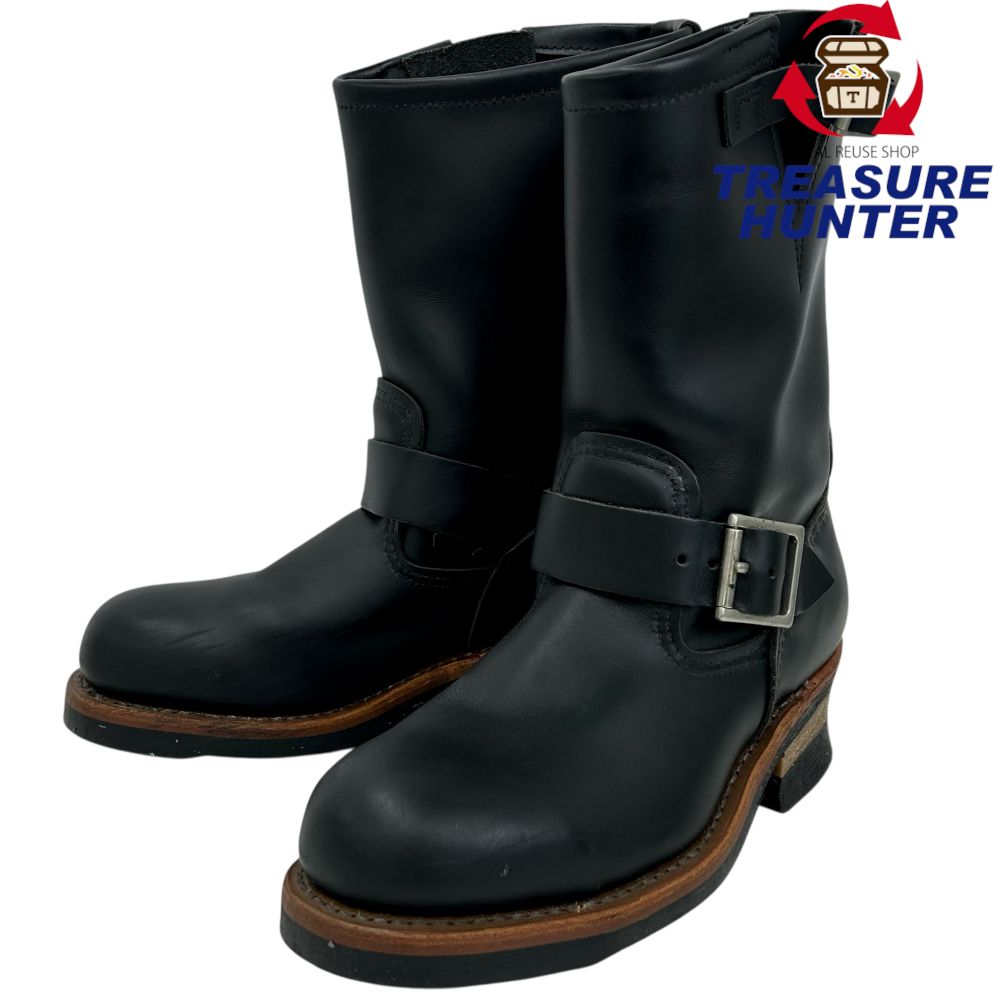 レッドウィング　エンジニアブーツ　2268　PT99　US8　ブラッククローム 楽天市場】REDWING レッドウィング エンジニアブーツ ブラック