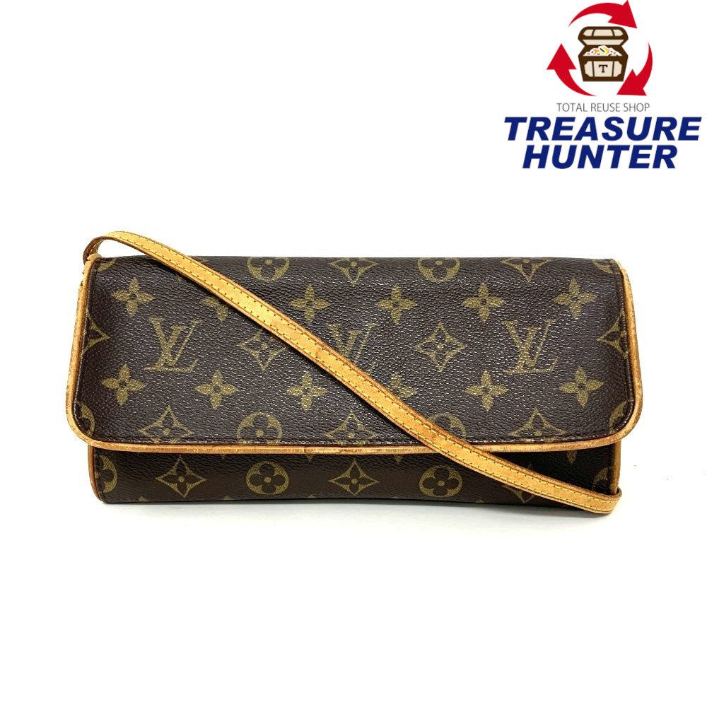 LOUIS VUITTON(ルイ・ヴィトン) モノグラム ポシェットツインGM 赤銅色系 M51852 レディース 御徒面子 【102062329003】