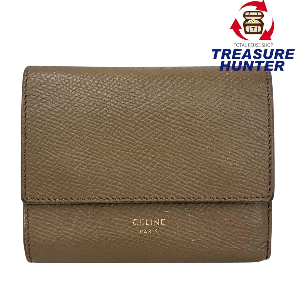 楽天市場】Celine セリーヌ Small Tri-Fold Wallet 三つ折り財布