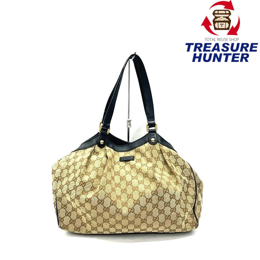 GUCCI GGパターン トートバッグ ベージュ/ブラック 834777_FAEG4_9792_002_076_0000