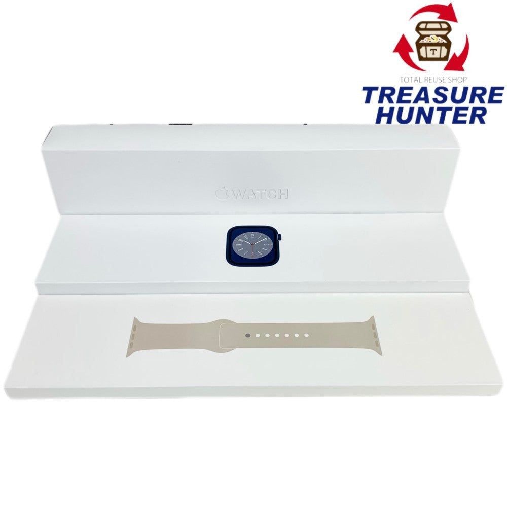 Apple Watch Series 8 GPS+Cellular 41mm MNLF3J/A ミッドナイトアルミニウムケース/スターライトスポーツバンド 未使用品 【103056314005】|Treasure Hunter店
