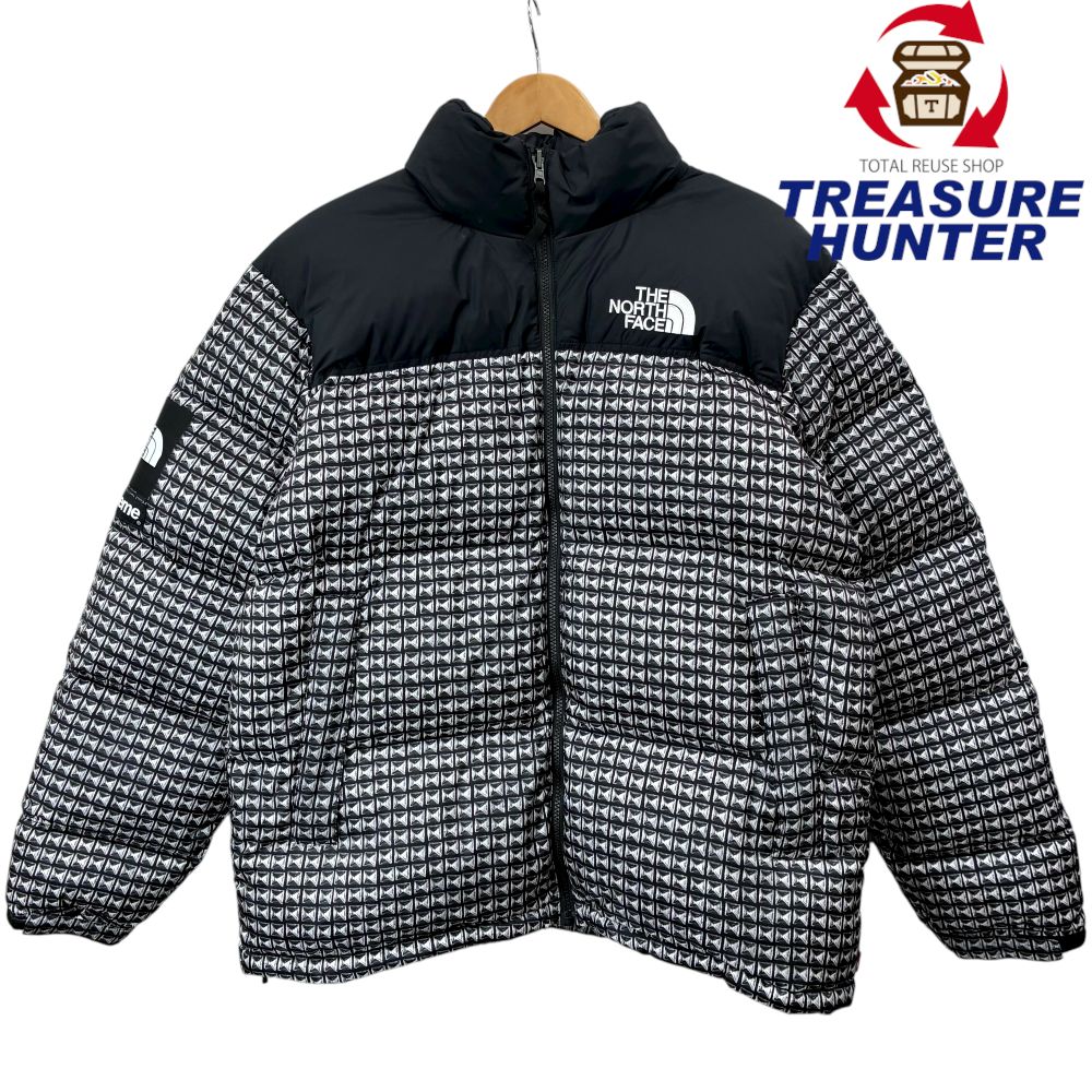 Supreme×THE NORTH FACE スタッズ ヌプシ 落ちこむ上衣 ND42100I 大きさL 黒いこと 21SS シュプリーム×北の方人間の顔 【100059967007】