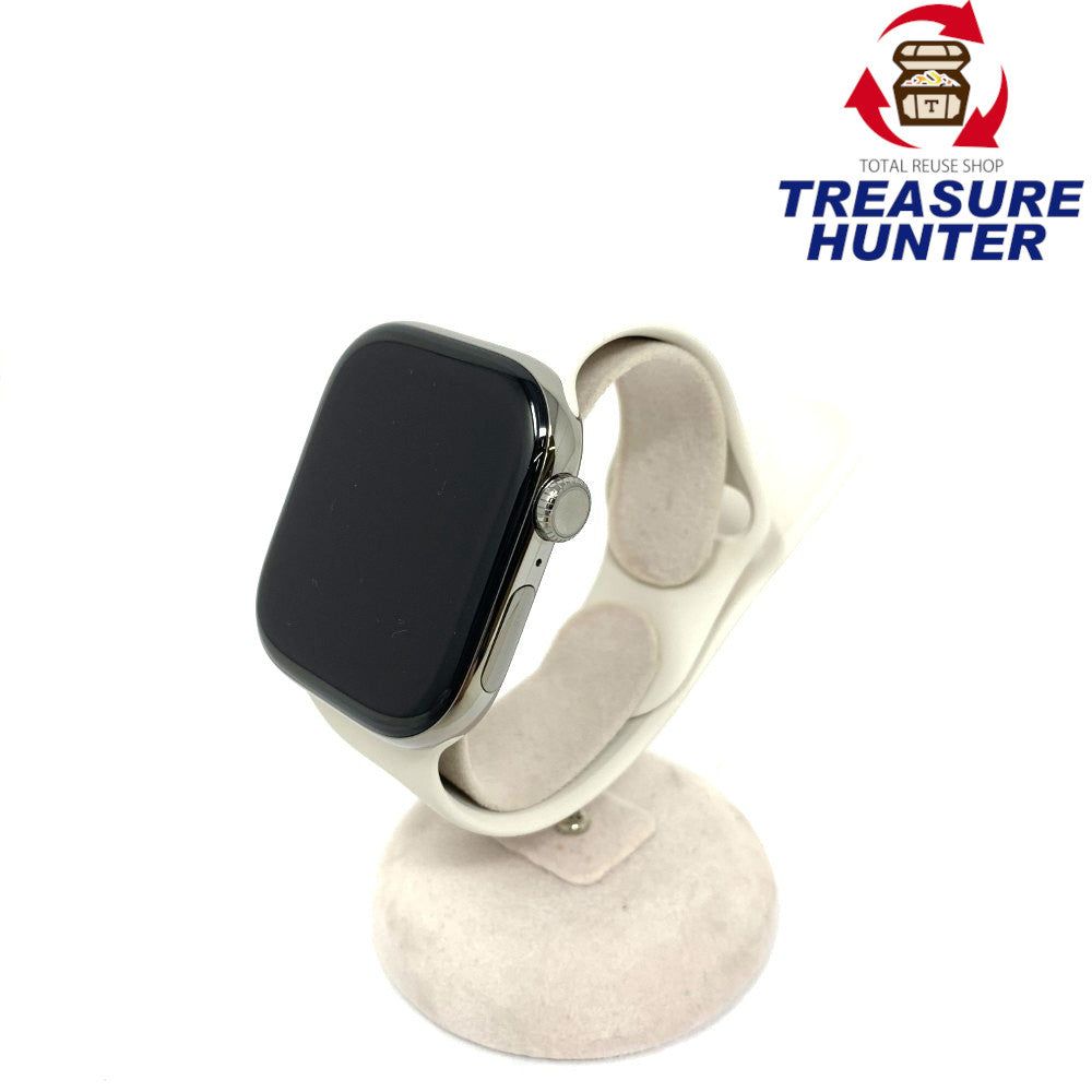 Apple Watch Series10 GPS＋Cellularひな形 46粍 MX163J/A ナチュラルチタニウムケース スターライトスポーツバンドS/M 2024年 アップル 【103076632005】
