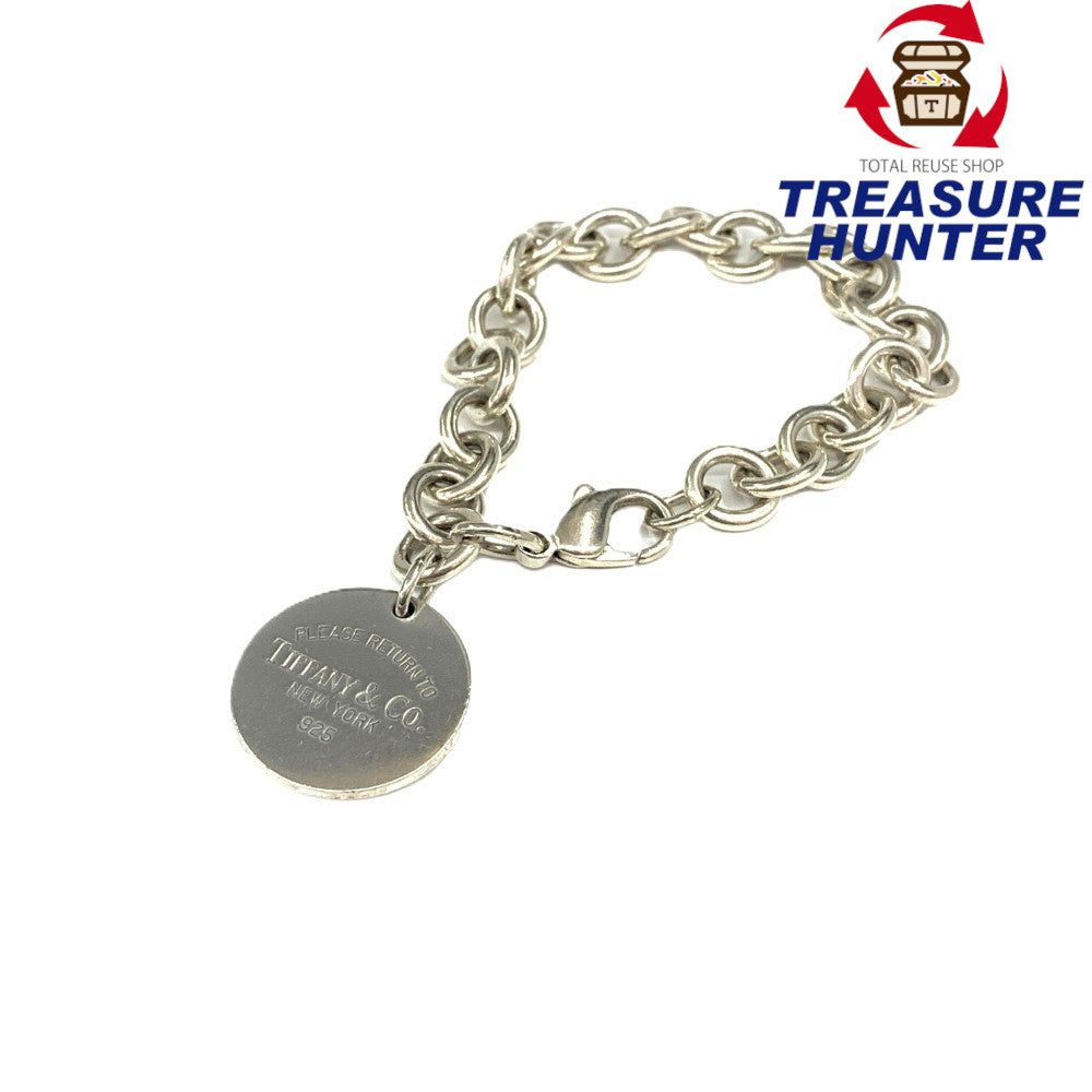 TIFFANY&Co.(ティファニー)リターントゥ ラウンドプレート ブレスレット スターリングシルバー 【102052233003】｜Treasure　Hunter店